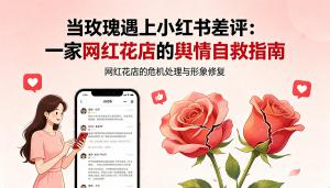 当玫瑰遇上小红书差评：一家网红花店的舆情自救指南